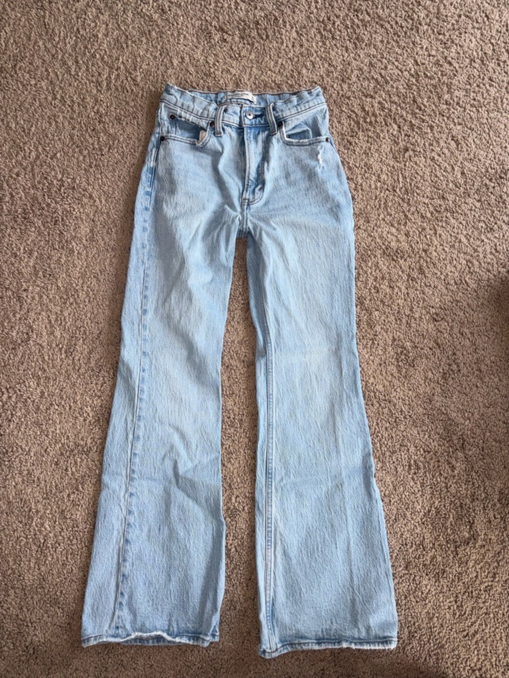 Abercrombie high rise vintage flare jeans